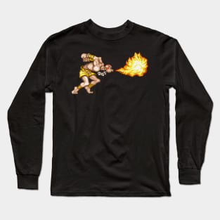 Dhalsim Yoga Inferno Long Sleeve T-Shirt